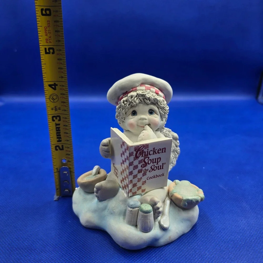 Dreamsicles Chicken Soup for the Soul Cookbook Cherub Angel Figurine 11770 2000